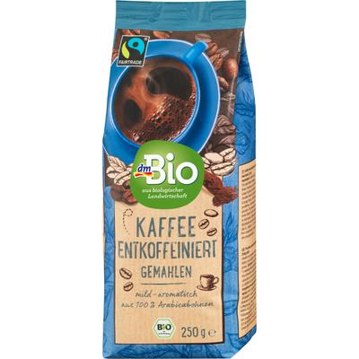 Германия DM dmBio DM Био Декофеинизированный Кофе в Зернах 250г