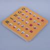 5PCS Large Print Bingo Game Cards Sliding Window Bingo Board Cards Slide Bingo Cards  Group Games
