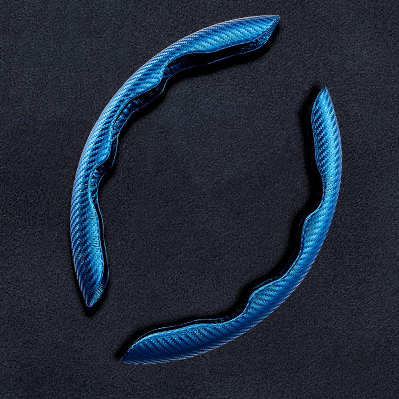 Для идеального чехла на рулевое колесо, универсальное ультратонкое украшение из углеродного волокна на четыре сезона, модифицированная автомобильная карта