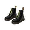 Dr. Martens 1460 Ben Модные короткие ботинки из гладкой кожи с цветовыми блоками, унисекс, цвет Угольно-черный 26917001