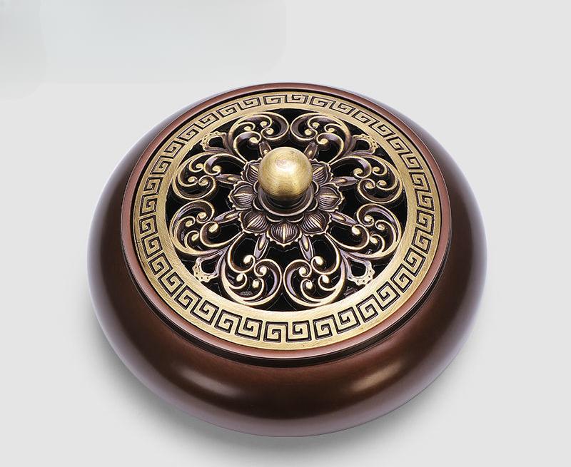 Pure Copper Tripodia Style Incense Burner Home/Temple Hall/study/Tea Room/office Tea Ceremony Decoration Buddha Worship Censer