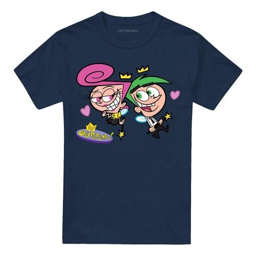 Fairly Odd Parents Unisex Adult Cosmo & Wanda T-Shirt