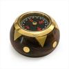 Handtooled Handcrafted Brass & Hardwood Desk Compass - Nautical Collection IM-Q7KL-GSYC