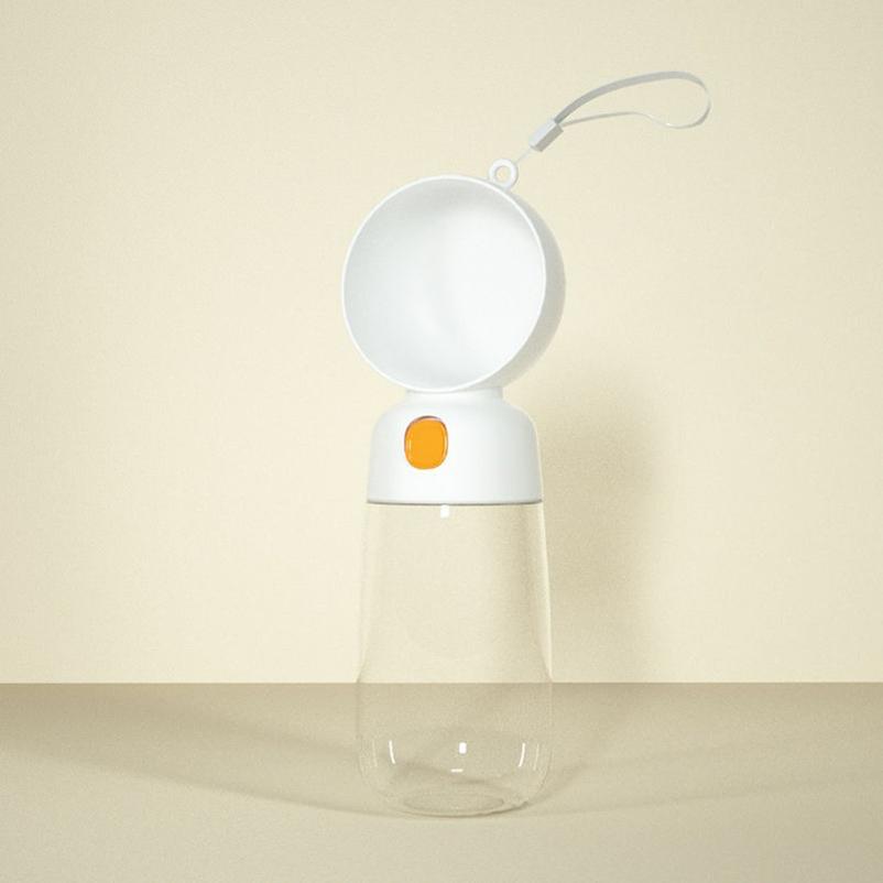 2 в 1 портативный пищевой материал для собак и кошек, дорожная бутылка для воды для домашних животных с дозатором еды