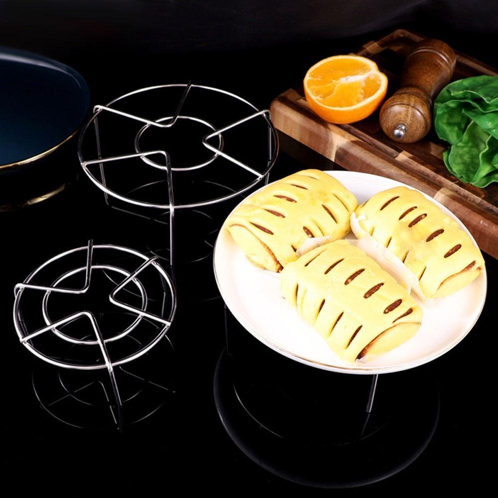 Полка для пароварки из нержавеющей стали, многофункциональная кастрюля для приготовления на пару, прочная стойка для пароварки, кухонные принадлежности