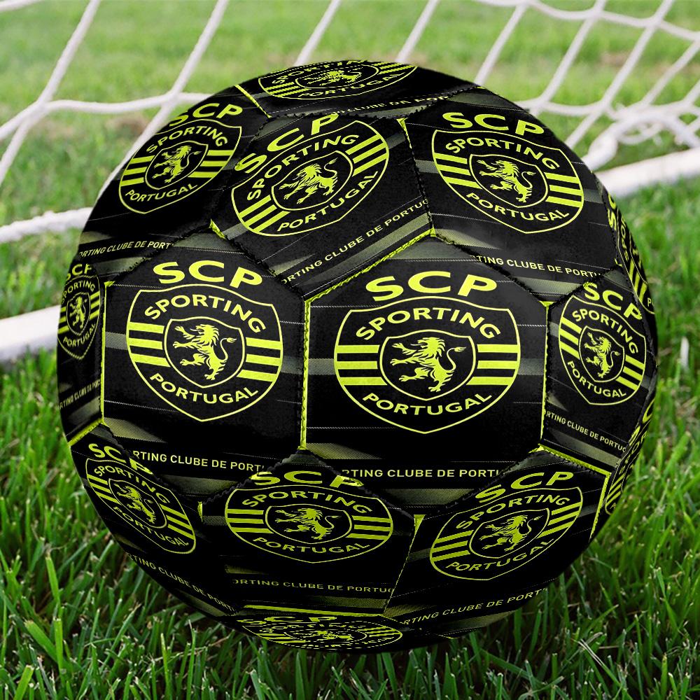 Sporting Portugal Crest Size 5 Soccer Balls, High-Quality, Anti-Slip, Protective Football, a Unique Gift Suitable for Birthdays, Christmas