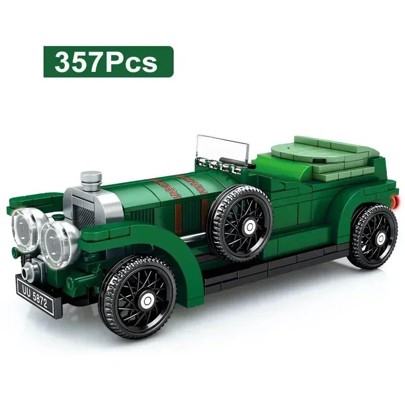Техник Ретро Антикварный Винтажный Автомобиль Speed Champions Стиль Модели Блоки Город Классические Игрушки Подарок Родстер Транспортное Средство Суперкар Кирпич