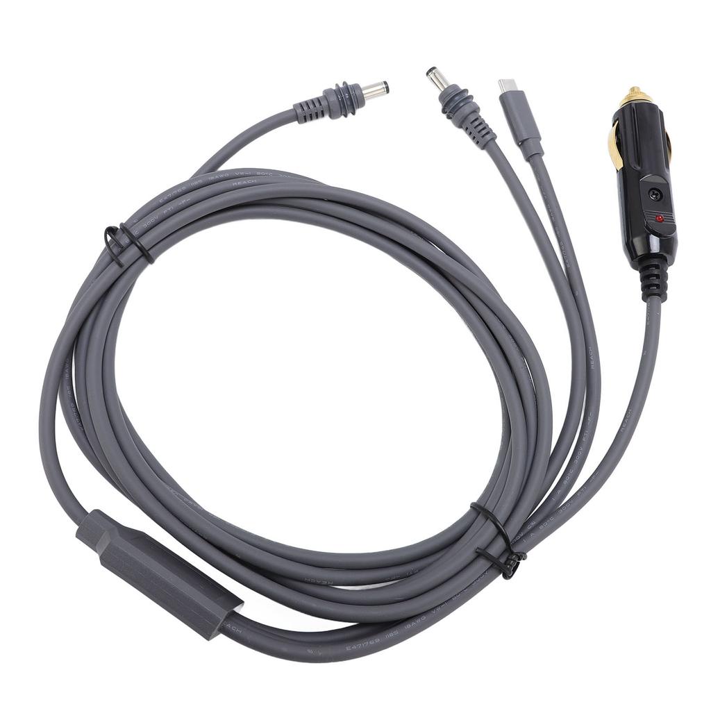 Satellite Power Cable Cigar Lighter Satellite DC Car Power Cable 18AWG DC Power Supply 12V-24V Car