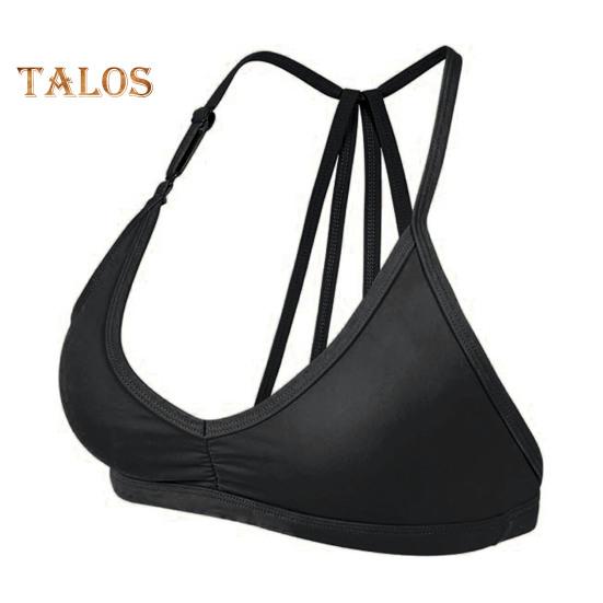 Женский спортивный бюстгальтер со съемными бретельками, беспроводной, с бретельками, спинка-борцовка, лифчик для йоги и фитнеса, быстросохнущий, без косточек, укороченный топ для тренировок в спортзале