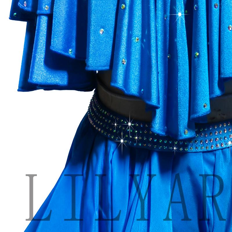 New Latin Dance Competition Costume Performance Women's Art Exam Flash Diamond Adult and Children's Customized Clothing