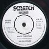 7inch Record JIM DAVIDSON - White Christmas SCR001 Scratch Records 1980 UK Reggae, Ska & Dub Used