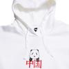 Adidas Fleece-Lined Thick Warm Pullover Hoodie with Long Sleeves Women Hoodie White GH7806