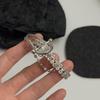 Shiny  Choker For Women Luxury Delicate Punk Splicing Chain Necklace Bracelet Temperament Collars Buckle Shape Jewelry