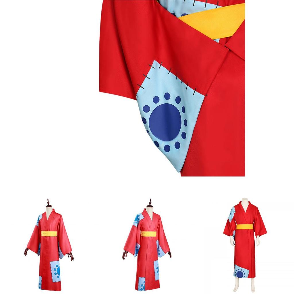 Косплей костюм One Piece Страна Вано для фанатов Монки Д. Луффи