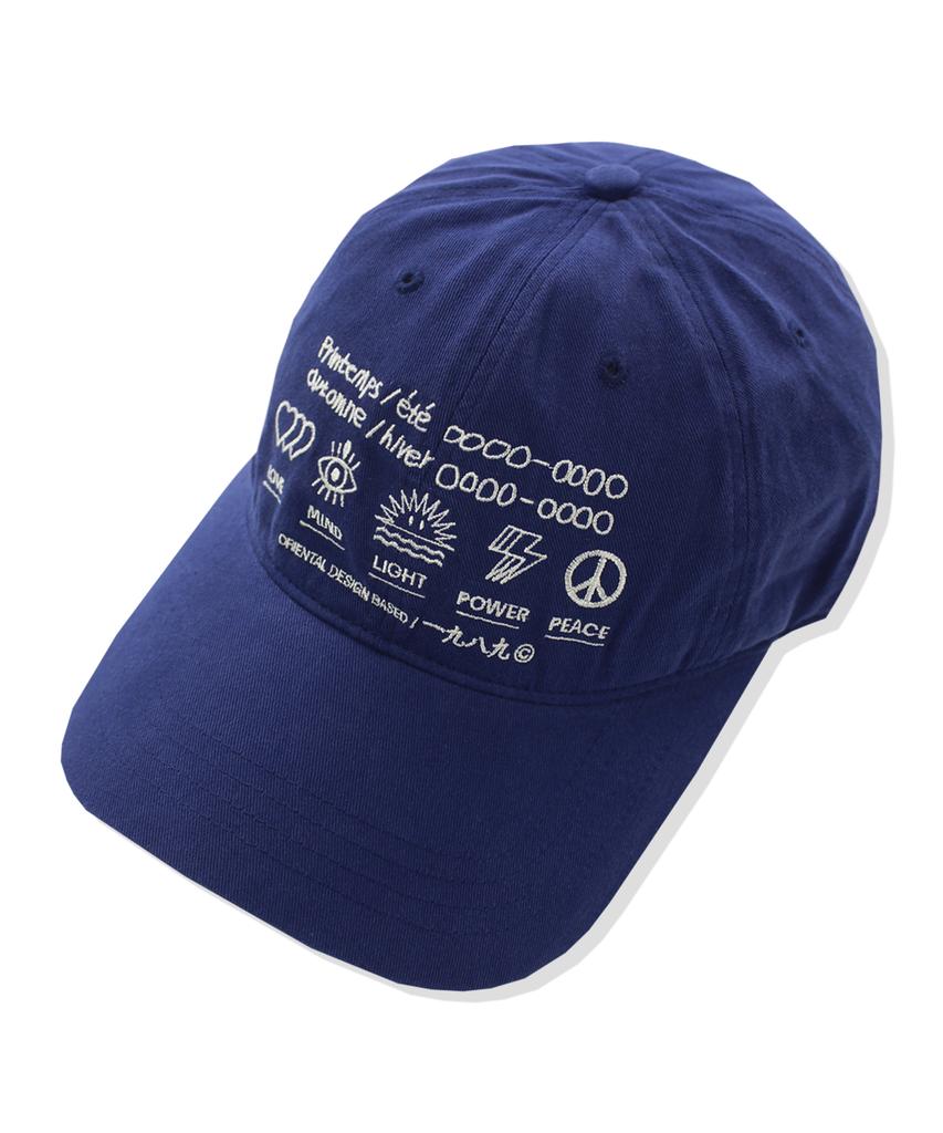 CONICHIWA BONJOUR Cb Elegant Cap (Blue)