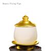 1PCS Glass Jade Guanyin Water Supply Cup Household Buddha Feng Shui Decoration Home Decoration Accessories