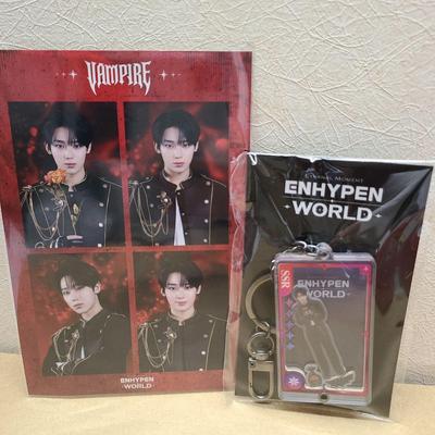 [Б/У] Брелок ENHYPEN Sunwoo + Бонус при покупке VAMPIR Pop-up
