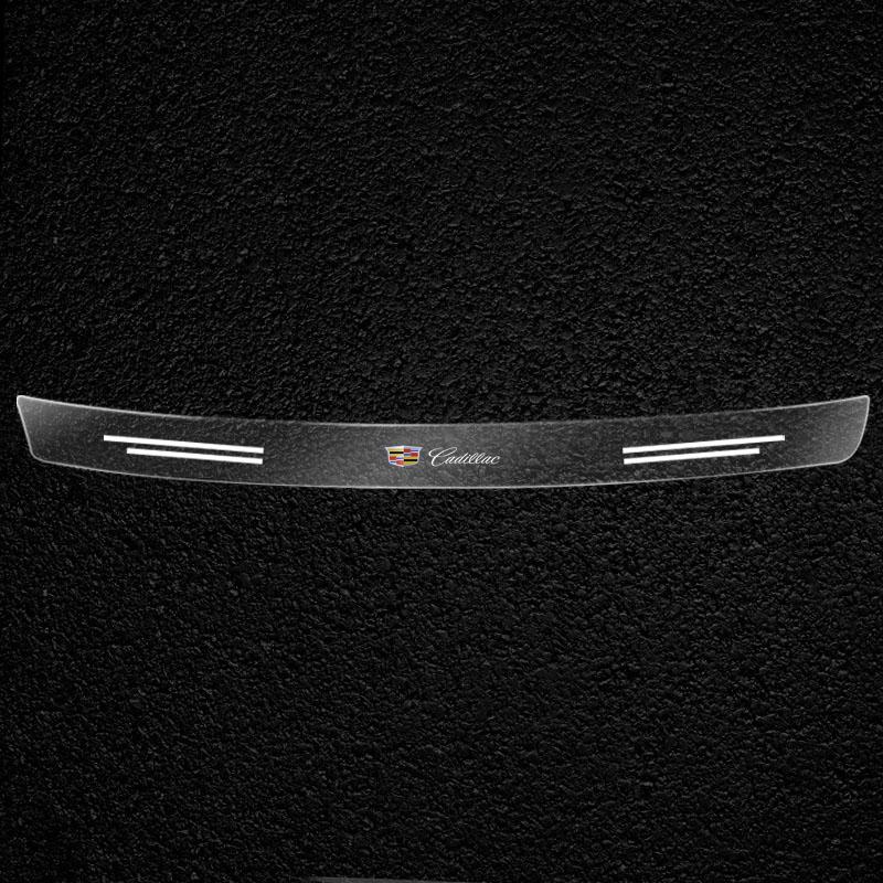 Transparent Rear Guard Plate Sticker Decoration Auto Accessory For Cadillac Escalade CTS ATS SRX STS XT5 XT4 XT6 XTS CT4