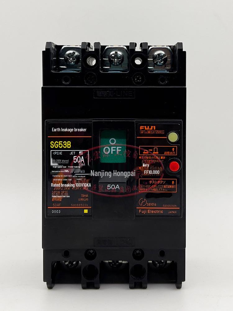 Fuji Residual Current Circuit Breaker EG33AC, EG33F, EG53F, EG53C, EG103C, SG53C Series