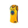 NBA City Edition Connected Jersey Stephen Curry #30 Golden State Warriors Баскетбольная жилетка прямого кроя Мужские топы Желтый AH6052-728
