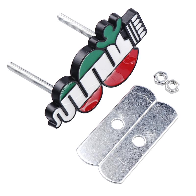 Car Badge Car Front Grill Zinc Alloy Badge Emblem For Car Body Accessories For Alfa Romeo Giulietta Giulia GT Mito ALFA 156 147 sjh899