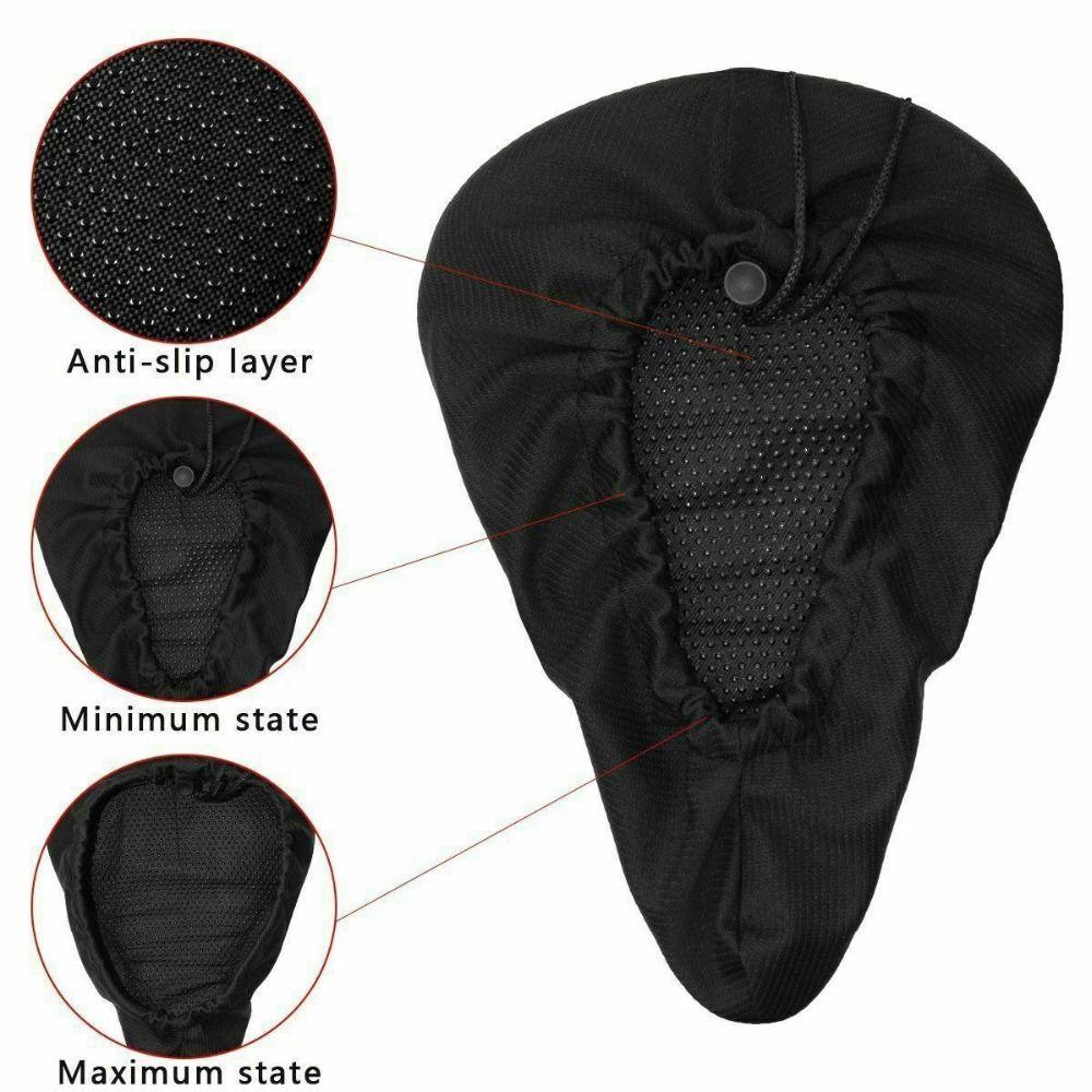 Waterpoof Comfortable Widen Bike Saddle Cover Cycling Accessories Bicycle Cushion Bike Seat Cushion
