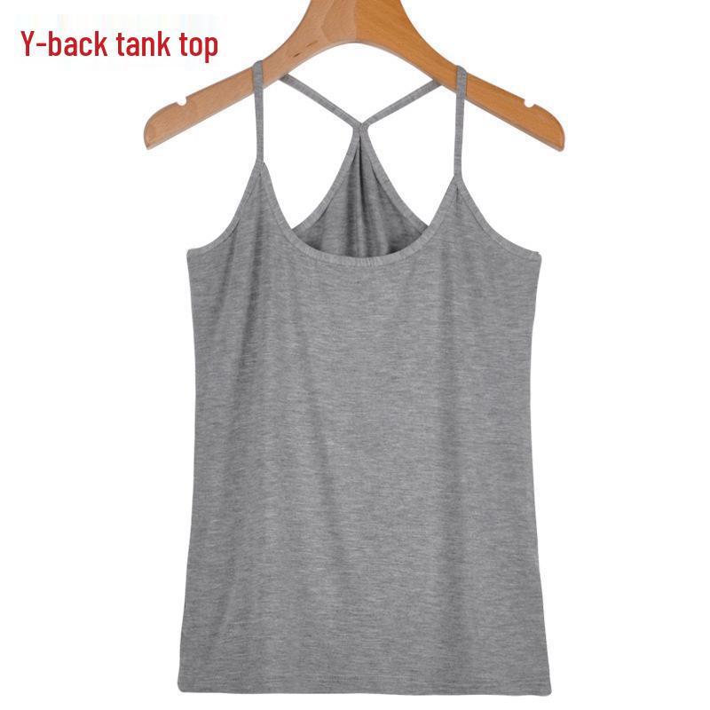 Women's Slim Fit Spring & Summer Solid Color Camisole Vest