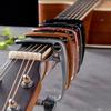 Professional Metal Guitar Capo Tuner Clamp Key Trigger Single Hand Clip Zinc Alloy for Acoustic Electric Guitar with Pick Holder