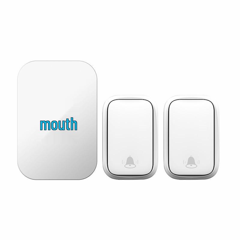 Battery-Free Digital Wireless Smart Doorbell - Self-Powered Button for EU/US Specs