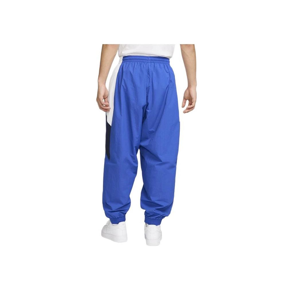 Nike Эластичная талия Средняя посадка Свободный крой Вязаные спортивные брюки Мужские Низ Синий HQ6115-480