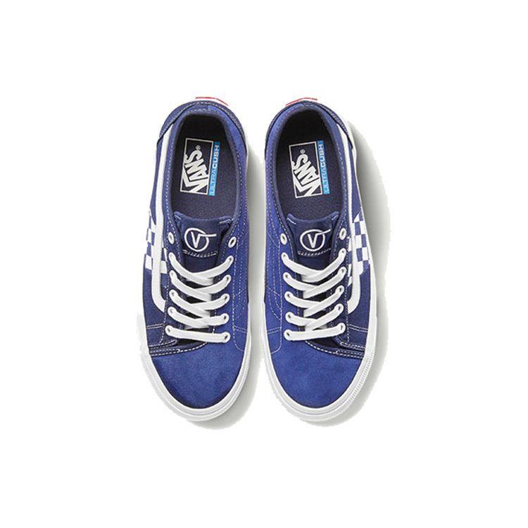 Vans Bess Ni Check Off Низкие кеды для скейтбординга Унисекс Кроссовки Темно-синие VN0A4BTHV86