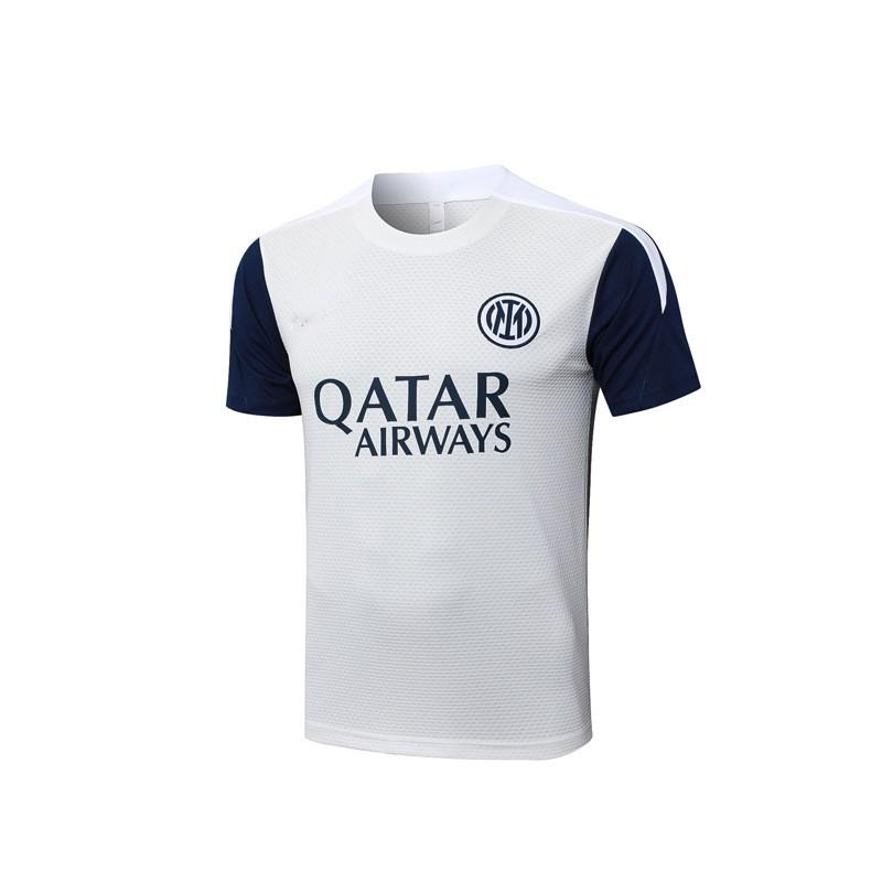 Men Women Soccer Training Polo Shirt Short Sleeve Crew Neck Sport T-Shirt Inter Milan Juventus Miami FC
