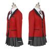 Аниме Kakegurui Косплей Рисунок Yomotsuki Runa Косплей Костюм Школьная Форма Толстовка Платье на Хэллоуин