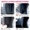 Комплект из 4 штук Для MG ZS MK2 PRO 2024 2025 2026 Гибрид Бензин Брызговики Защита от грязи Крыло Защитная крышка Передние Задние