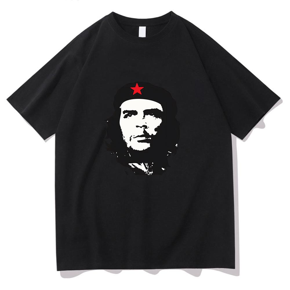 Che Guevara T-shirt Casual Cotton Short Sleeve Tee-shirt for Women High Quality Vintage Printing Tshirt Aesthetic Clothes Spring