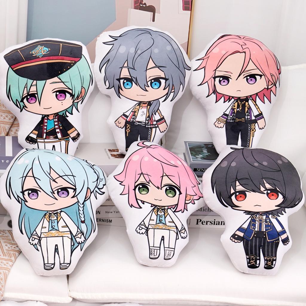 45 см Плюшевая игрушка Ensemble Stars Мультфильмы Аниме Knights UNDEAD Цукинага Лео Сена Изуми Подушка для броска Косплей Реквизит Подушка для дивана
