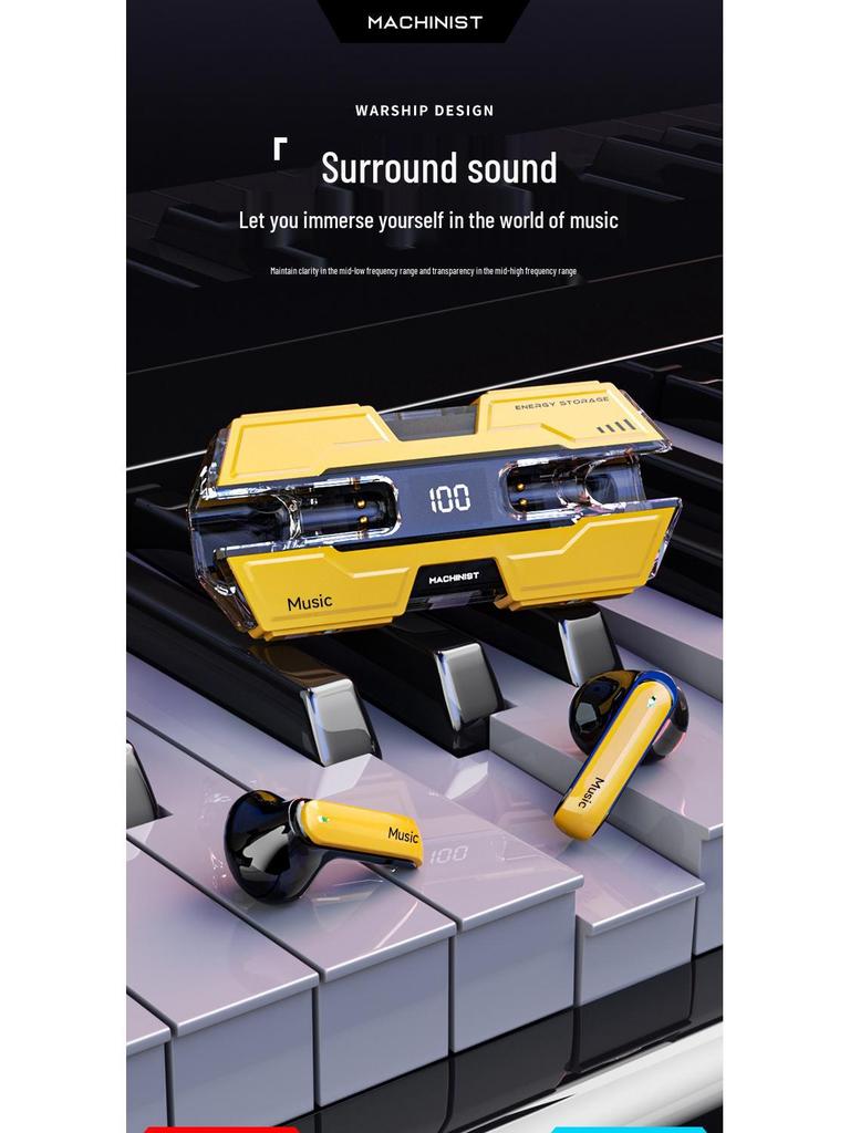 G20 Low Latency Wireless Bluetooth In-Ear Headphones for Esports and Gaming