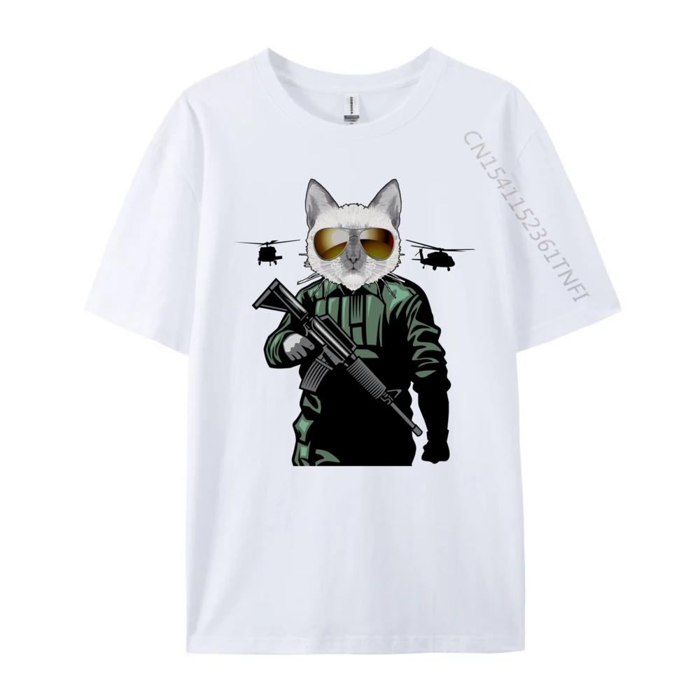 Cat Warrior Fighter For The Greater Good And Saving Camisetas Limited Time Special Oversized T Shirt Unisex Big And Tall Figures