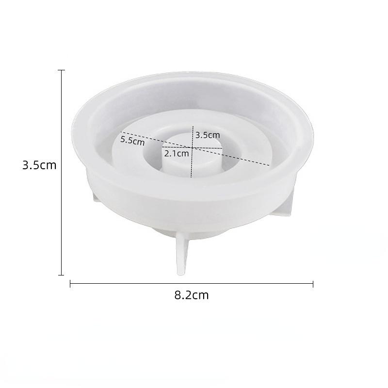 1PC DIY Candle Holder Mould Mold Candlestick Casting Silicone Mould Home Decoration Crafts
