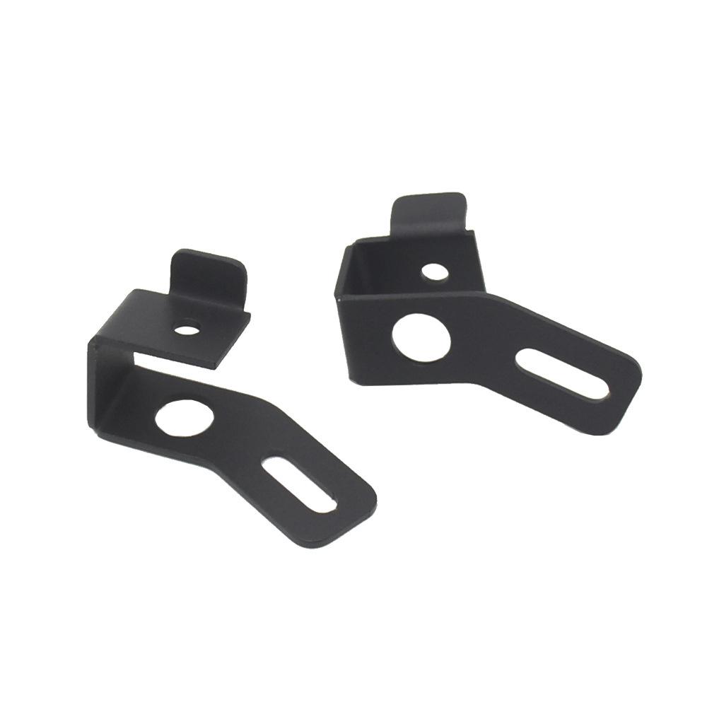 Pair Black Fog Lamp Spotlight Bracket For Yamaha Tmax 530 Tmax 560 2017-2021