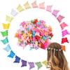 80PCS WholesaleFrosted Butterfly Hair Clip Girls Hair Claws Women Hairpin sFor Baby Small Colorful Hair Accessories Set