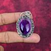 Amethyst Pendant Gemstone Jewelry, 925 Solid Sterling Silver Pendant, Gift For Women Handmade Pendant