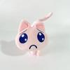 TreasuringU 20cm Pink Cat Plush Toys Kawaii Cartoon Cat Stuffed Dolls Cute Unhappy Cat Plushie Toy Birthday Gifts