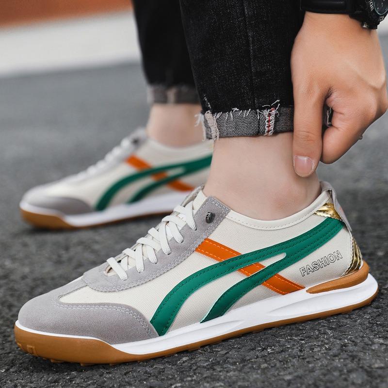 Soft-soled men's shoes new breathable non-slip lightweight running casual shoes fashionable one-pedal