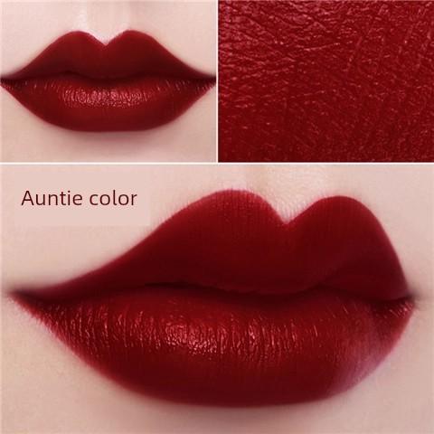 Classic Red Lipstick, Matte, Long-Lasting, Waterproof, Suitable for Yellow Skin Tones, Enhances Complexion, Genuine Brand, Official Flagship Store,