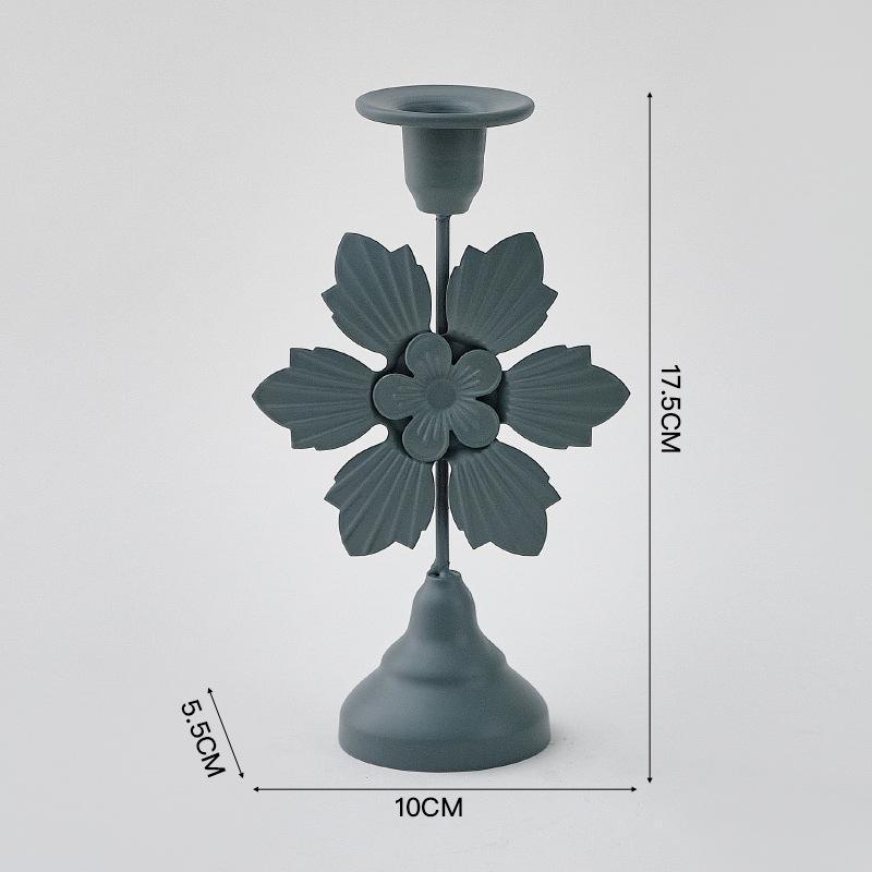 Романтические украшения стола Ретро Реквизит для ужина при свечах Подсвечники