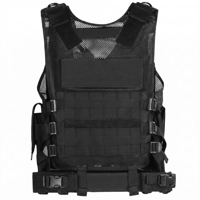 Tactical Vest Men Women Outdoor Multi-Pocket Mesh Utility Breathable Durable Training Waistcoat