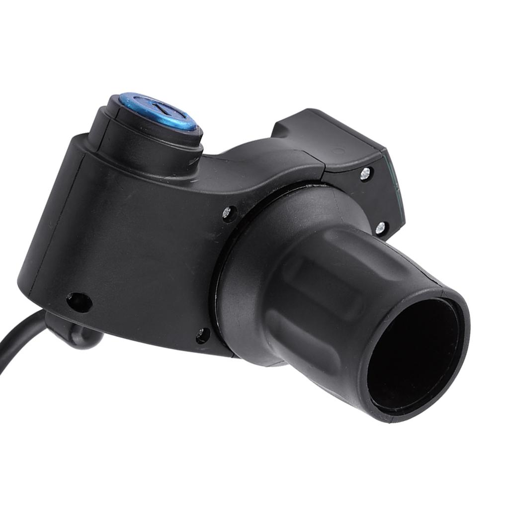 12В 99В Электровелосипед Скутер Половина Рукоятки Руля Газа Светодиодный Дисплей Ключ Замок