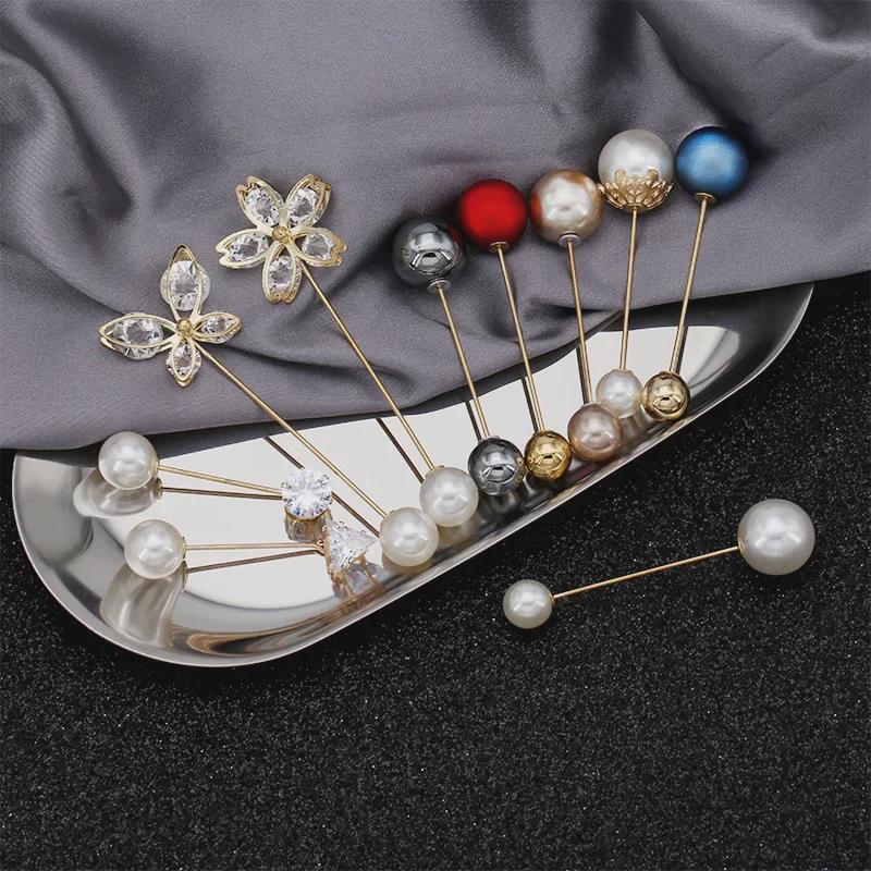 «Брошь из сплава со стразами и жемчугом»: Модный кардиган с защитой от воздействия внешней среды