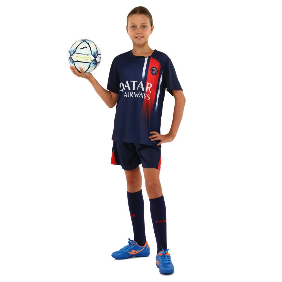 Kid's soccer football uniform jersey and shorts PSG Paris Saint-Germain CO-7183